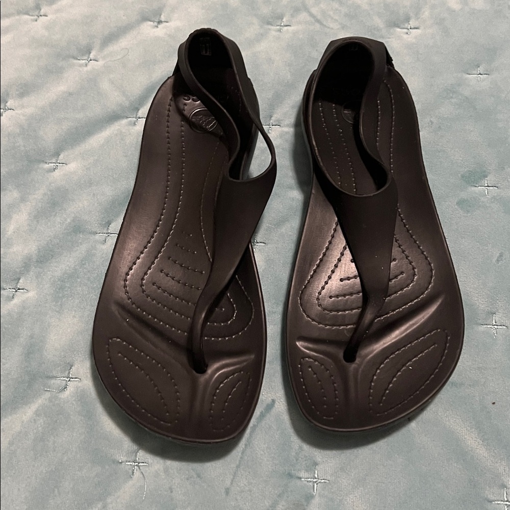 CROCS Black Women's Sandals